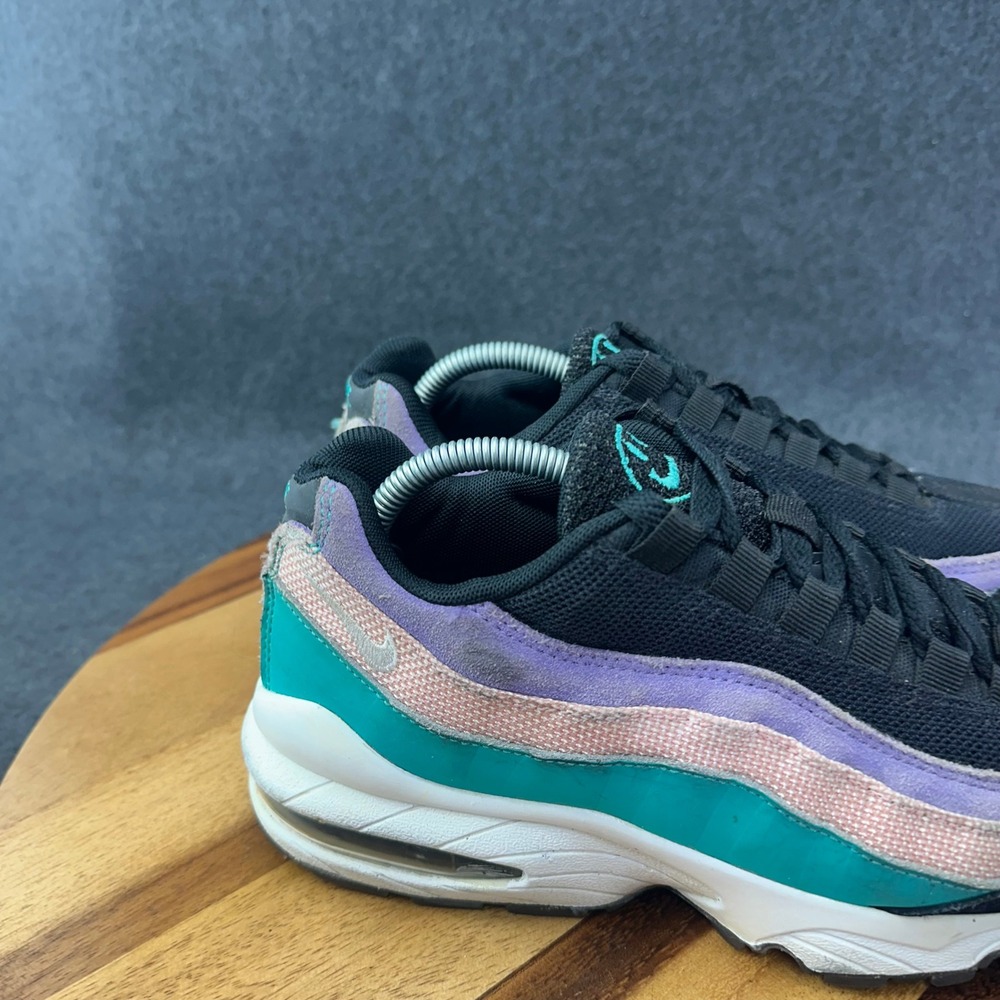 Nike Air Max 95 GS Have A Nike Day Black Purple CI5645-001 Womens 7 Kids 5.5Y - Picture 2 of 14